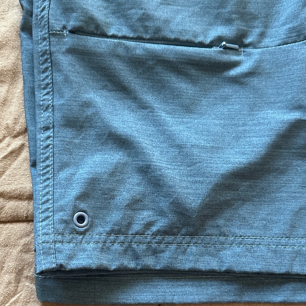 Columbia Gray and Blue Mesh-Lined Shorts - Picture 7 of 7